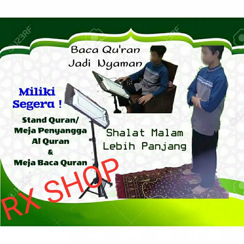 Stand Al quran/Tripod penyangga Al quran/Stand book