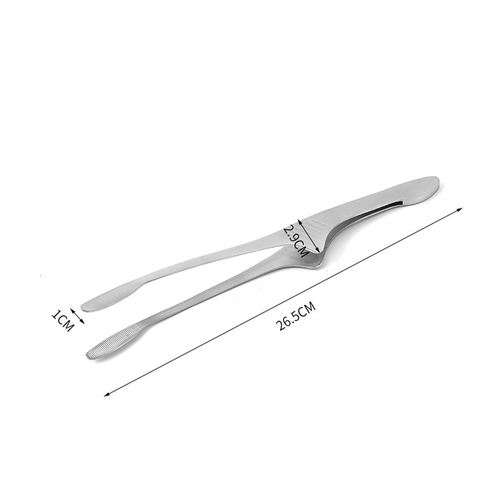 ELEGANT Meat Food Tweezers Grill Barbecue Tool BBQ Tongs Stainless Steel Fish Kitchen Utensil Beef Home Salad Food Clip/Multicolor