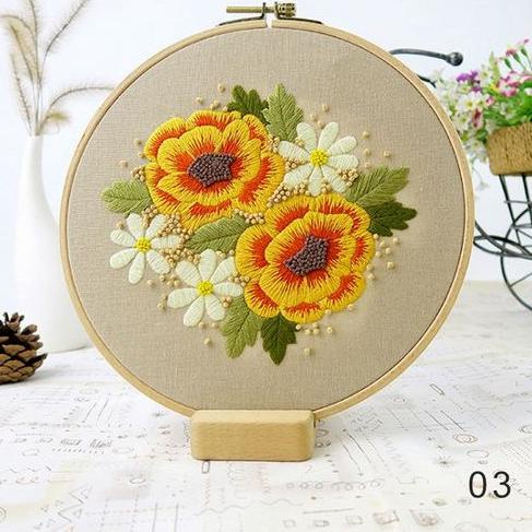 Diy Embroidery Starter Kit - Starter Kit Belajar Menyulam #06