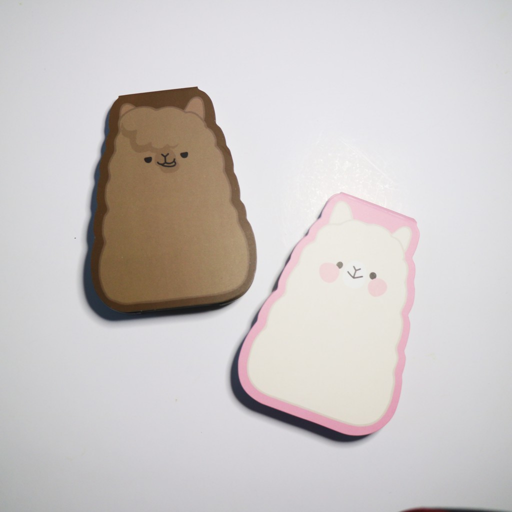 

DAISO Alpaca Sticky Notes D-010A