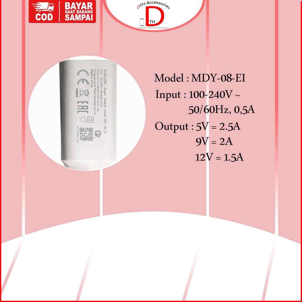 Charger rdmi Type C Note 7, Note 7 Pro, Note 8, Note 8 Pro, Note 9, Note 9 Pro, A1, A2, 8, 8A, 9, 9A