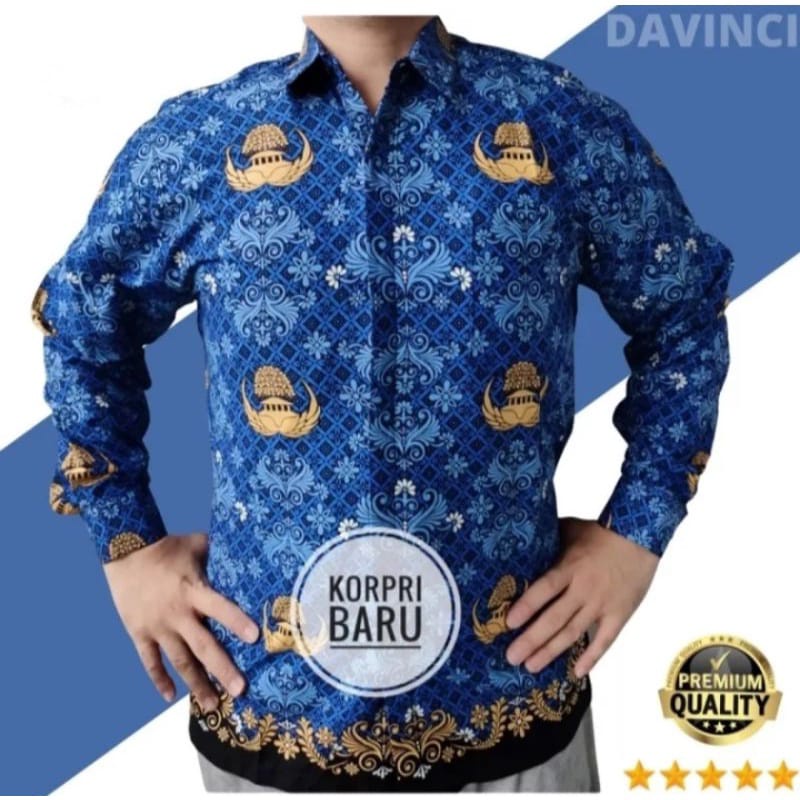 BAJU KOPRI TERBARU/BATIK KOPRI PRIA/ ATASAN KOPRI/SERAGAM PNS 2022