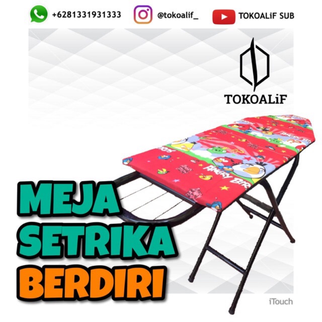  Meja  setrika  lipat  kaki besi motif Shopee  Indonesia