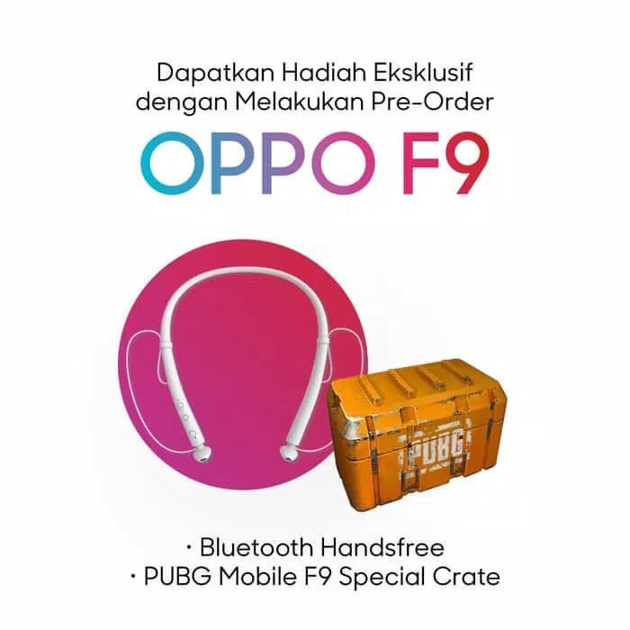 Oppo F9 4/64 Smartphone - Garansi Resmi Free Bonus