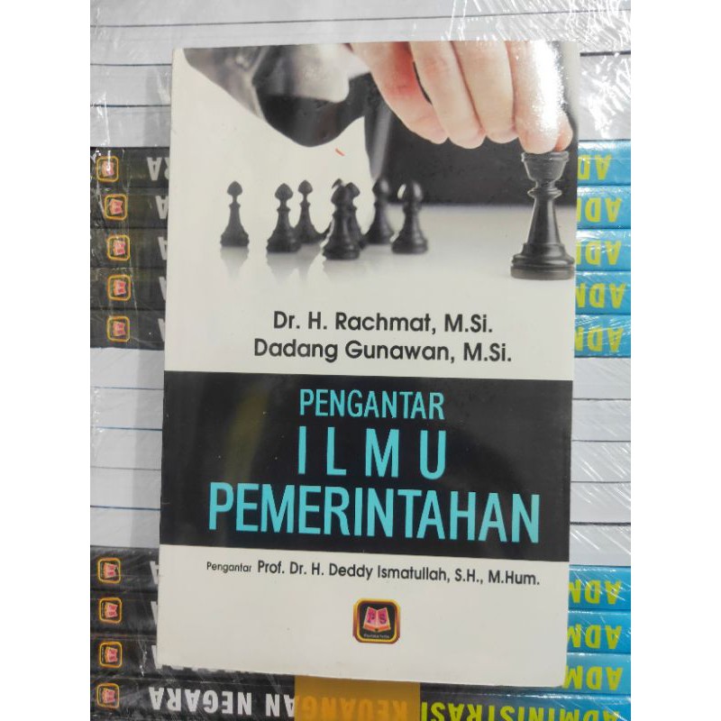 Jual Buku Pengantar Ilmu Pemerintahan Penulis Rachmat Dadang Gunawan ...