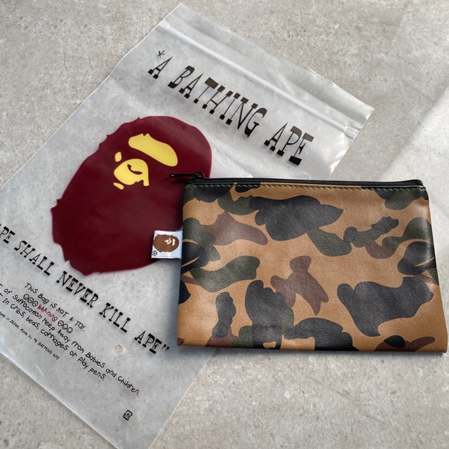 BAPE MINI WALLET CAMO/dompet bape/a bathing ape