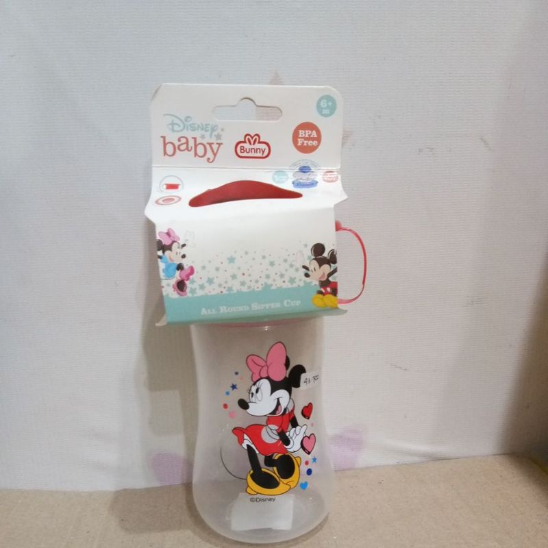 BUNNY BABY ALL ROUND SIPPER CUP HITAM,MERAH DMM-3011