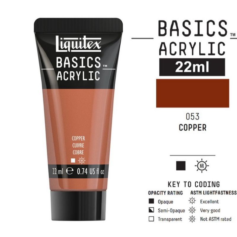 

LIQUITEX BASICS ACRYLIC 22 ML COPPER