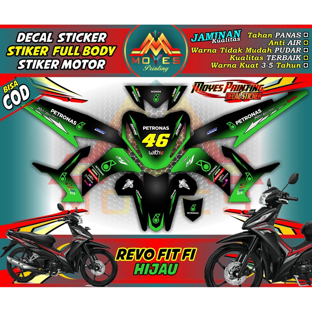 decal revo fit fi stiker decal motor revo fit fi decal motor revo fit fi full body - spec C