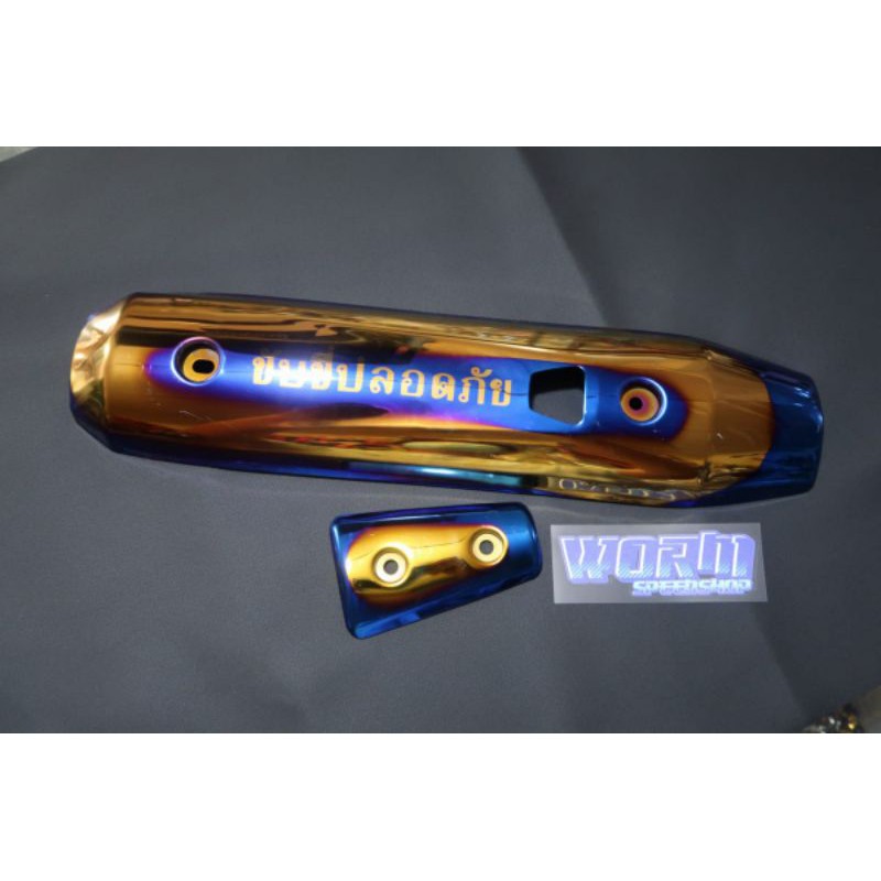 Temeng Knalpot Two Tone Vixion Nouvo Jupiter Thailand