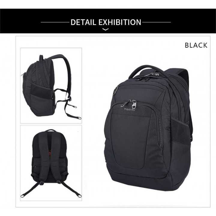 Original TIGERNU T-B3182 - 17.3 Inch - Anti Theft - Black (Tas Laptop) Tas Ransel Laptop Pria