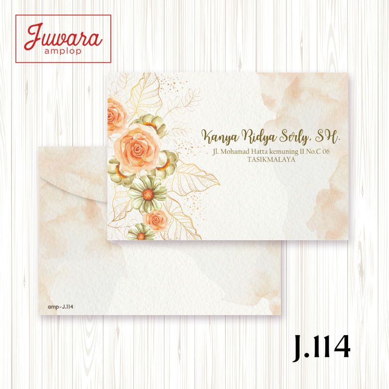 

Blangko Amplop Motif Juwara Seri Terbaru J-114 Murah