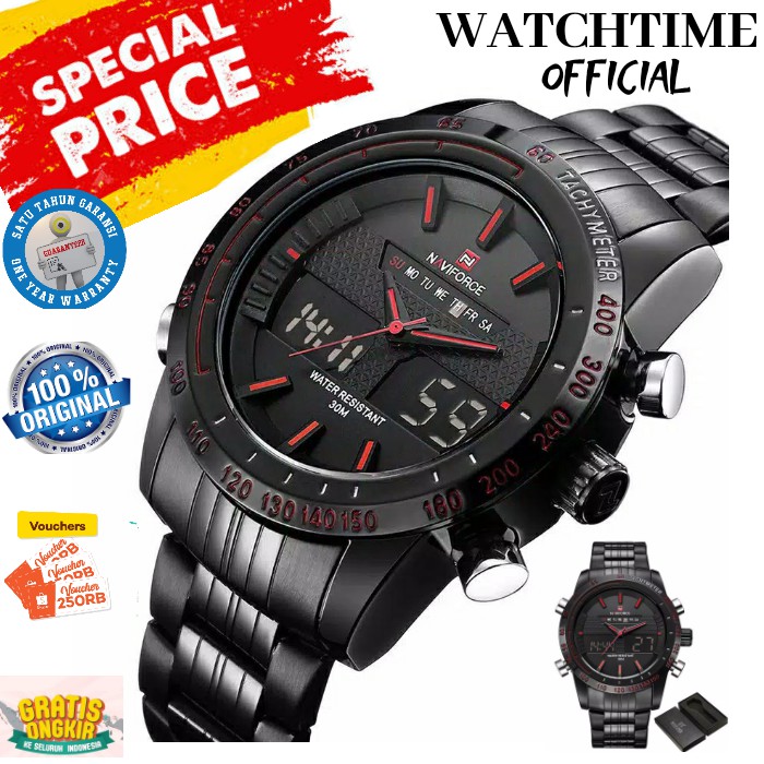 JAM TANGAN PRIA NAVIFORCE ORIGINAL JAM TANGAN COWOK ORI NAVIFORCE ARLOJI PRIA NF9024 9024
