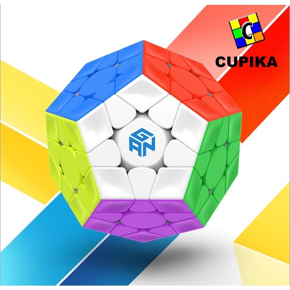 Rubik Gan Megaminx M Magnetik 3x3x3 Ori Gan Megaminx M 3x3 Stickerless