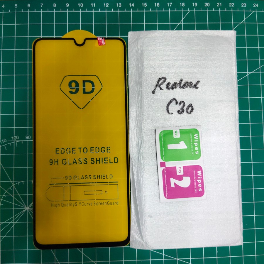 REALME X2 PRO , REALME C21Y / REALME C25 , REALME 6 PRO , REALME C20 , REALME C1 , REALME C30 tempered glass full kaca gorila mantul