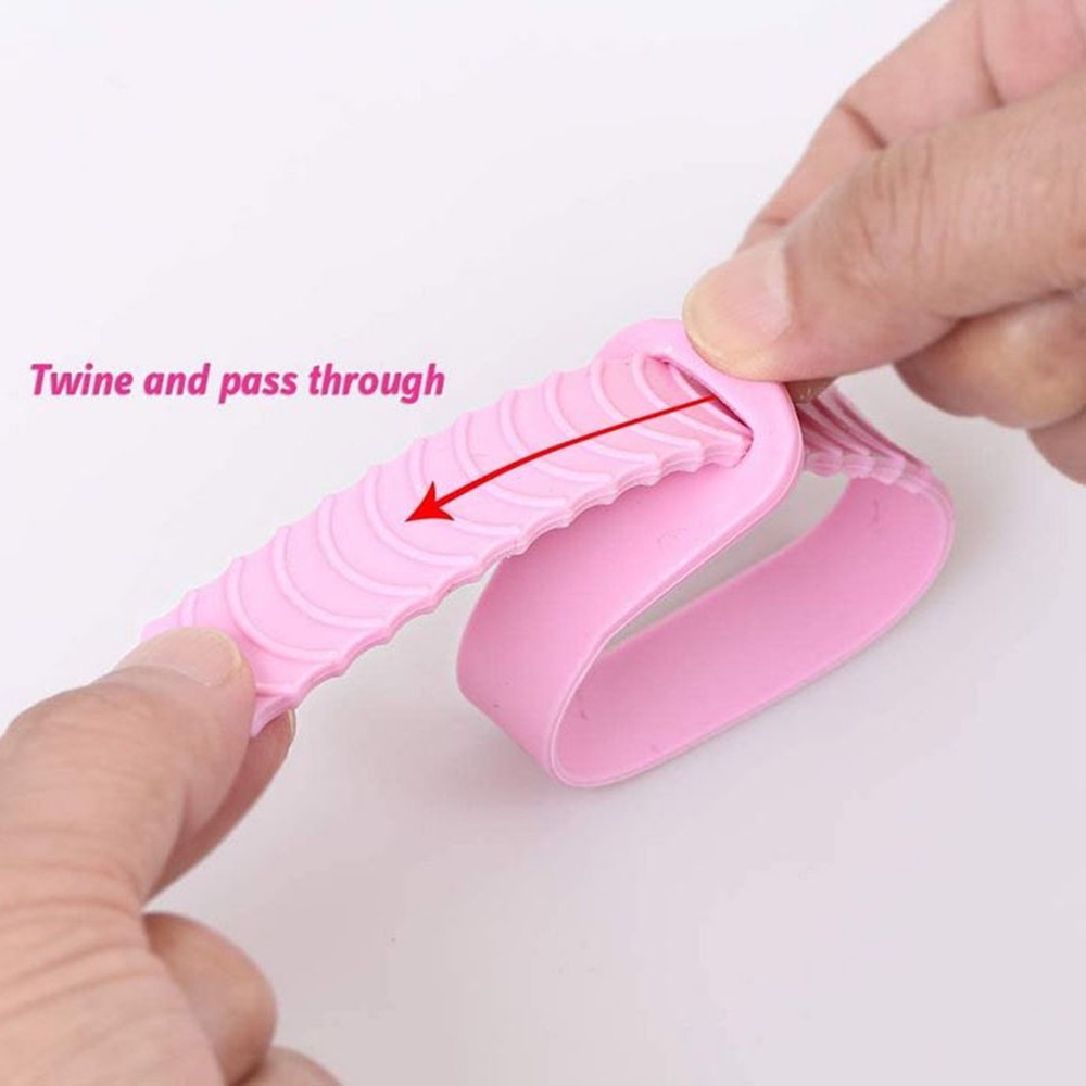 【COD Tangding】Toilet Seat Lifter Silicone Soft Stretch Handle Bowl Cover Anti Dirty Flip Lid