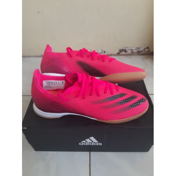 Sepatu Futsal Original Adidas X Ghosted.3 IN Pink