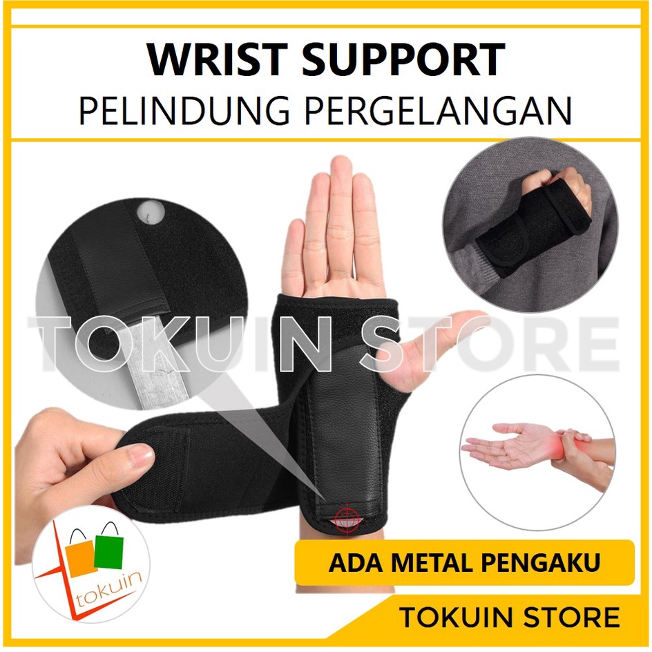 Wrist Band Hand Deker Splint Support Pergelangan Tangan Carpal Tunnel