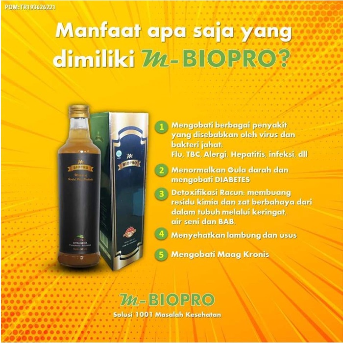 M BIOPRO ASLI HERBAL PROBIOTIK M BIOPRO M BIO PRO MBIOPRO M BIOPRO / ASLI HERBAL PROBIOTIK PRODUK