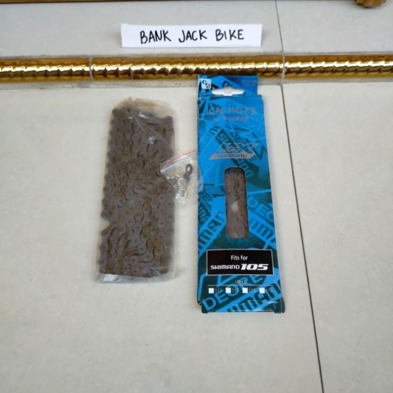 rantai Shimano DEORE LG9 HX73 rantai 9speed 8speed 116LINKS