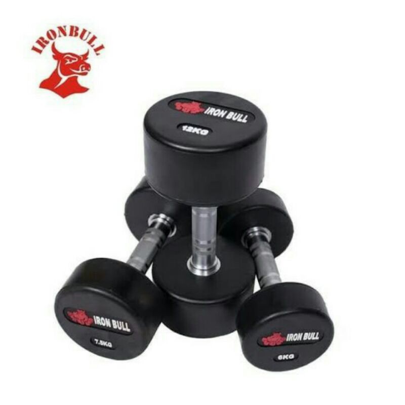 DUMBBELL SET IRON BULL 2-20KG + RAK