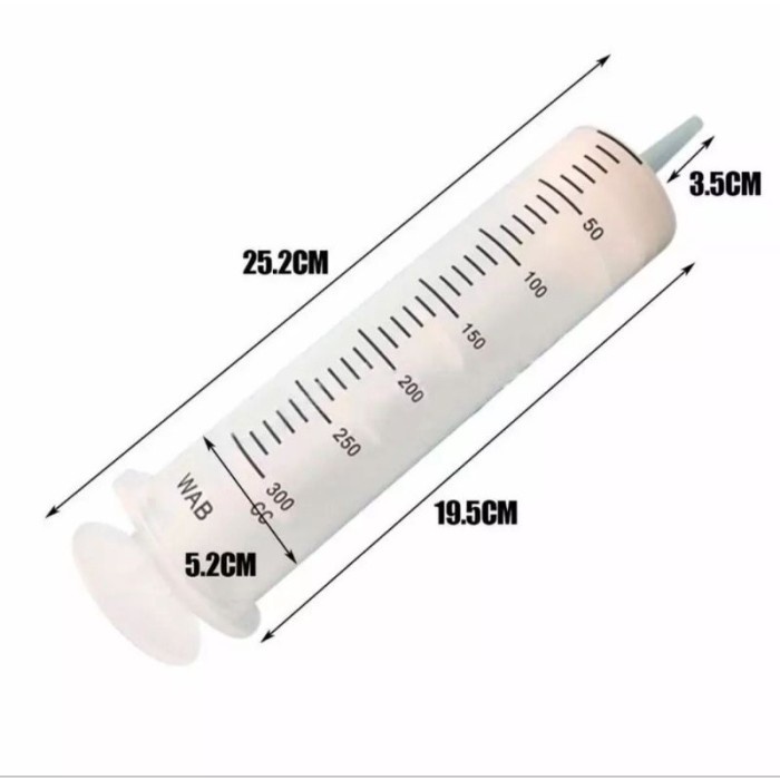 SUNTIKAN 200ML LARGE SYRINGE 60cc ml 150ml 300cc ml