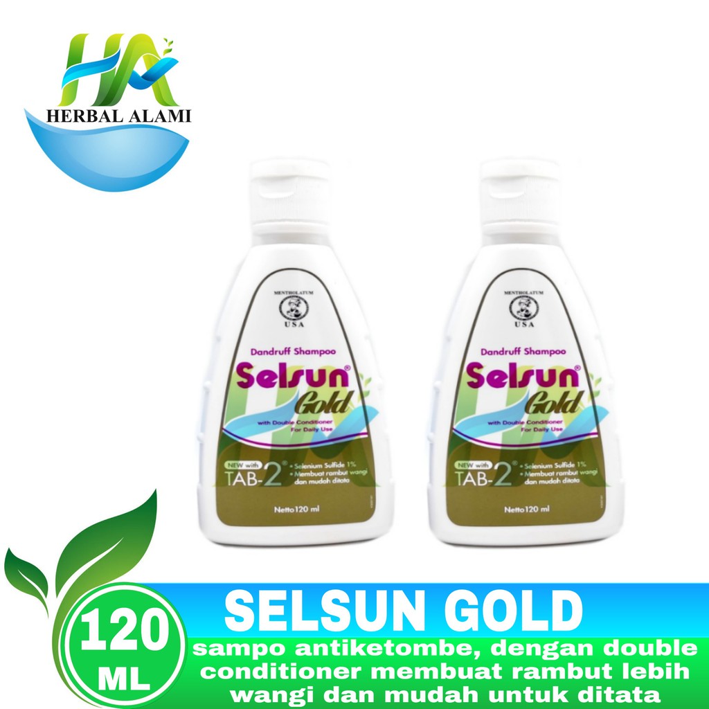 Selsun Shampo Gold 120ml - Sampo Anti Ketombe