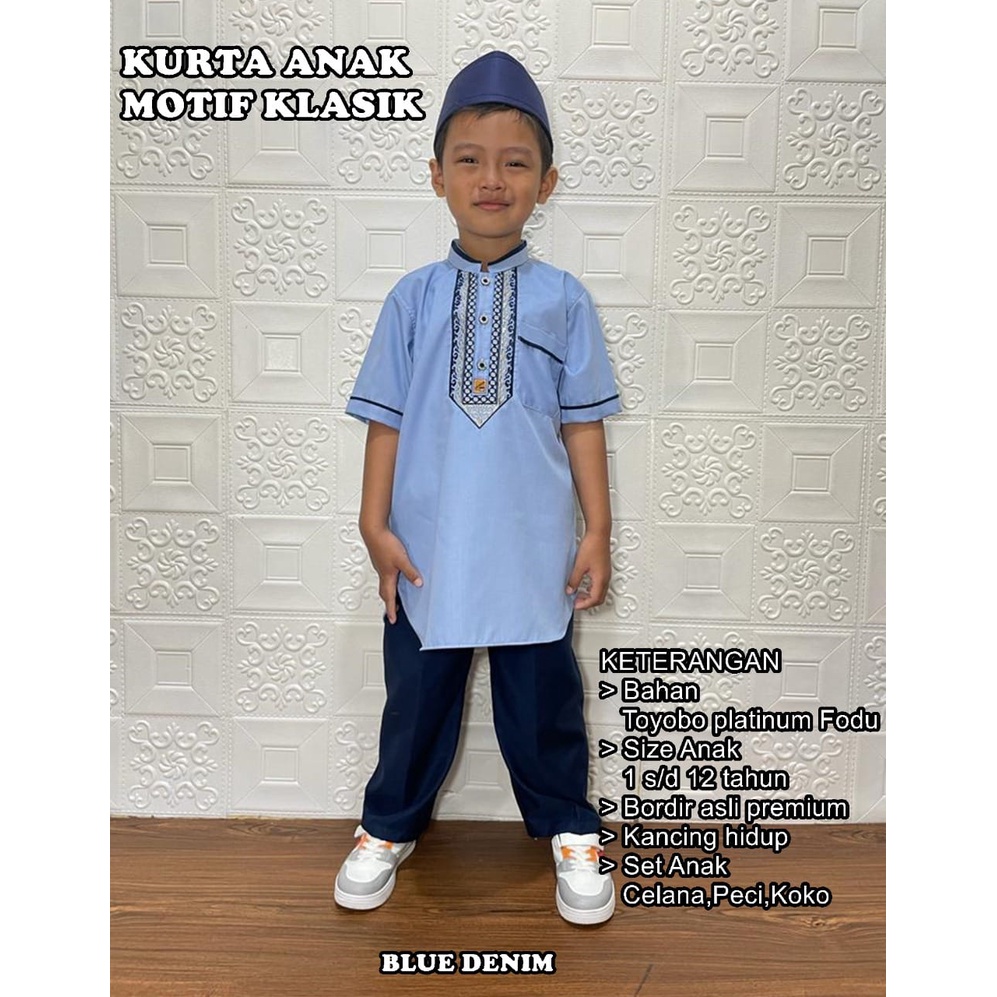 Koko Anak Kurta bayi 1 s/d 12 Tahun