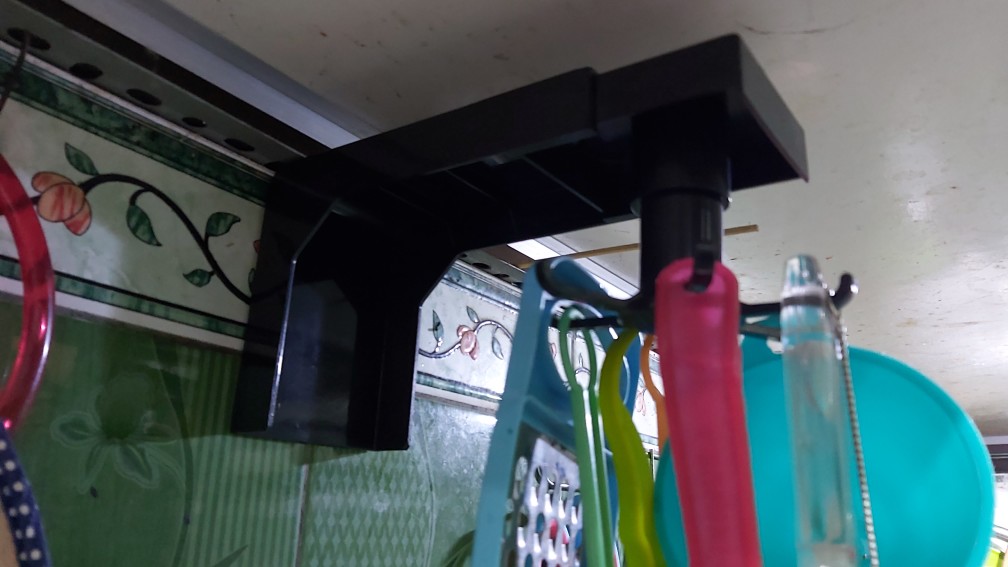 Gantungan 6 Hook Tempel Dinding Dapur Putar Alat Masak Serbaguna 4321