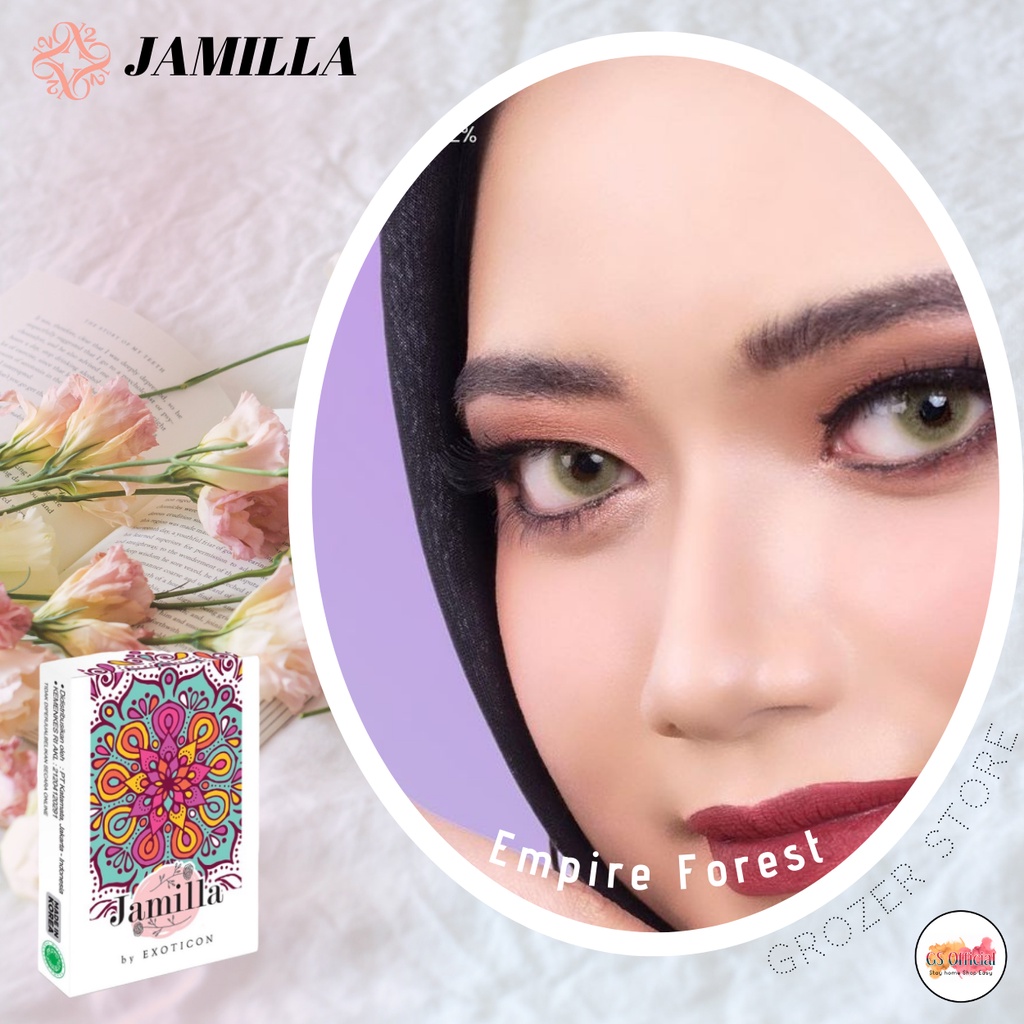 SOFTLENS X2 - JAMILLA MINUS ( - 3.00 SD - 6.00 ) DIA. 14.50mm | BLUE | GREEN | BROWN | GREY | FREE LEN CASE