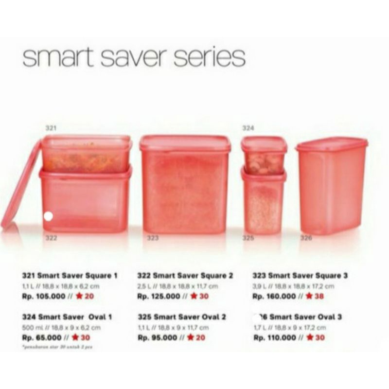 Smart Saver Tupperware