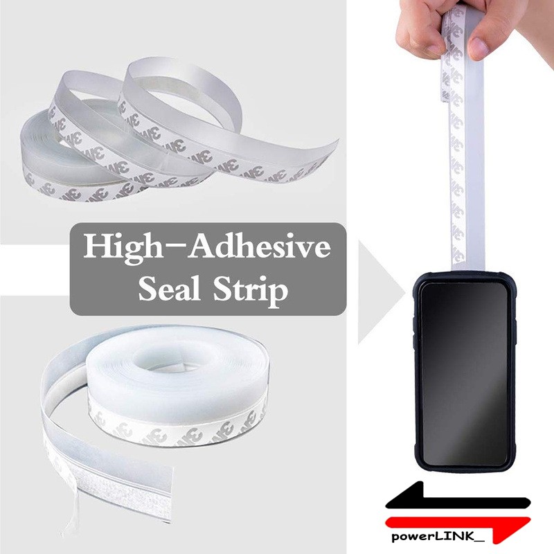 Door Seal Strip Penutup Celah Bawah Pintu Jendela Penahan Debu Serangga