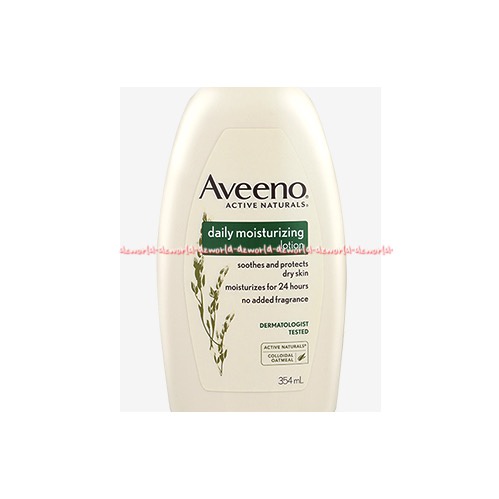 Aveeno Daily Moisturizing 354ml Lotion Soothes and Protect Dry Skin Handbody Aveno Afeeno Hand Body Untuk Kulit Losion