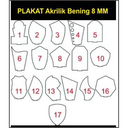 

Plakat Polos Bahan Akrilik Tebal 8 mm Plus Kaki