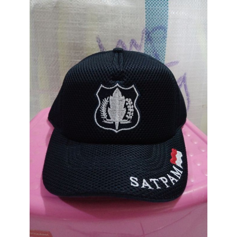 BP Topi Satpam bendera