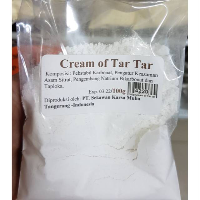 

Cream of Tartar / Krim Tartar / CTT 100GR