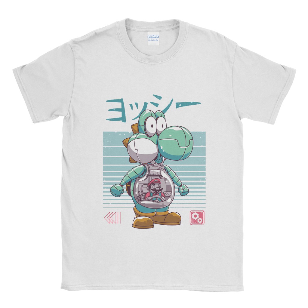 Baju Kaos Tshirt Mario Yoshi Mecha
