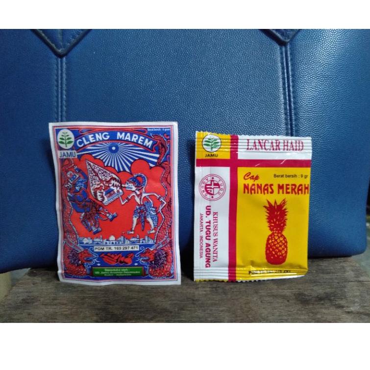 

[Best seller] ♦ jamu cap wayang atau cap becak 10pcs dan cap nanas merah 10pcs ➬ Murah Banget