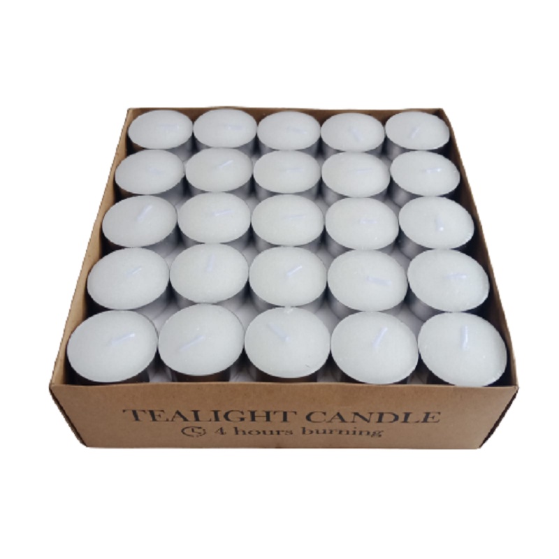 lilin tealight berwarna isi 100 pcs