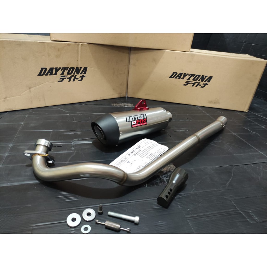 KNALPOT DAYTONA RACING GP TAPER MX KING 150 COMPETITION FULL SYSTEM