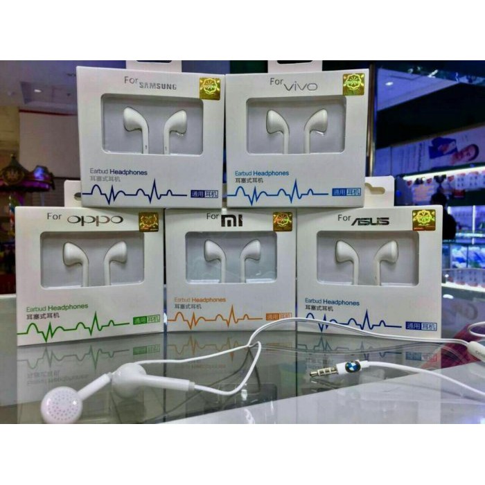 HANDSFREE EARPHONE HEADSET BRANDED MH133 MH130 R9 ORIGINAL