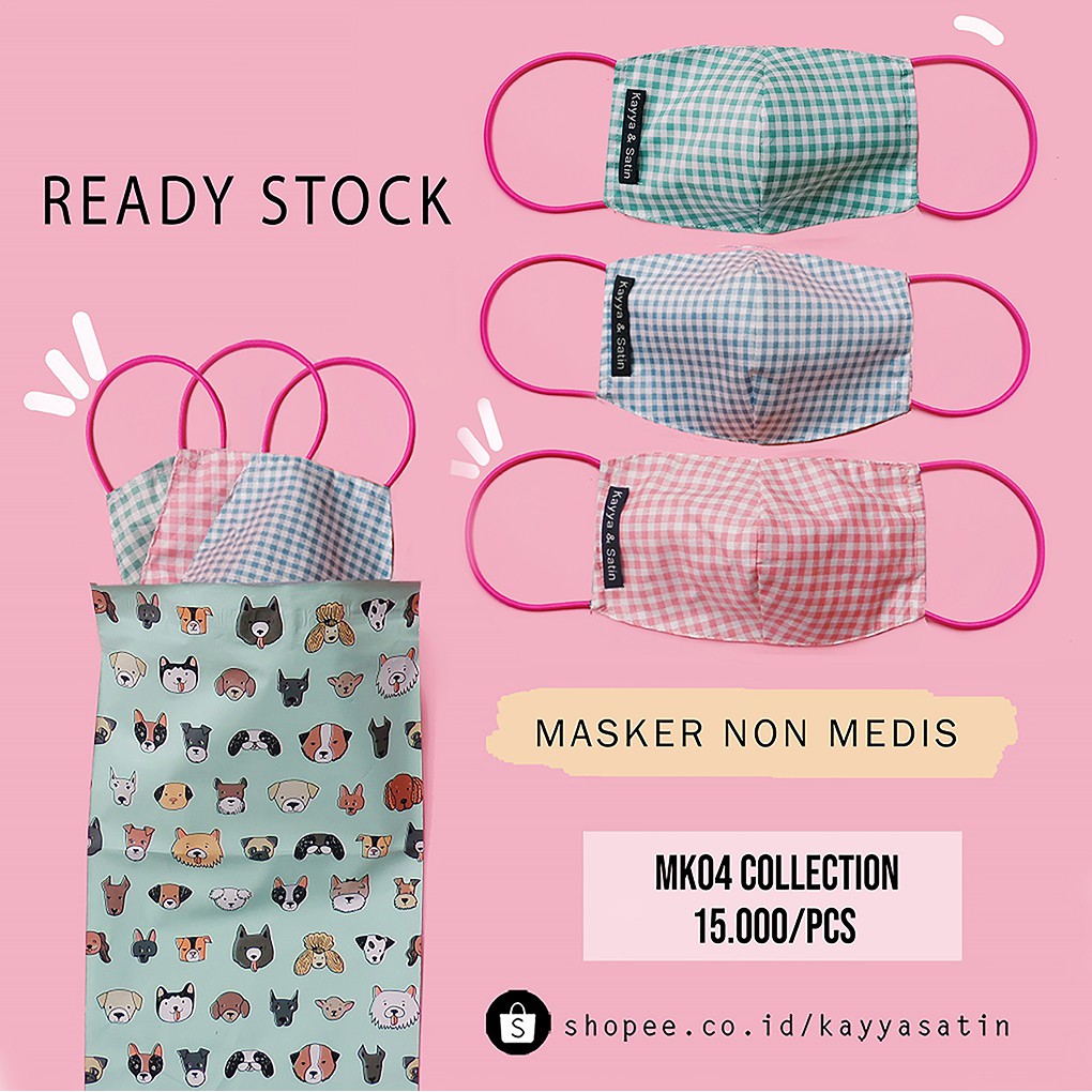 MASKER KAIN NON MEDIS  KODE (MK04 COLLECTION)