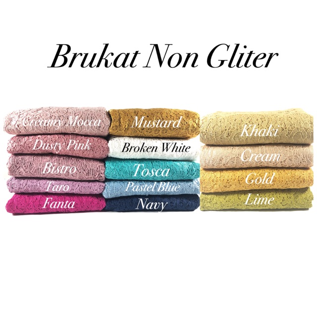 New Cape Brukat Lipat Depan