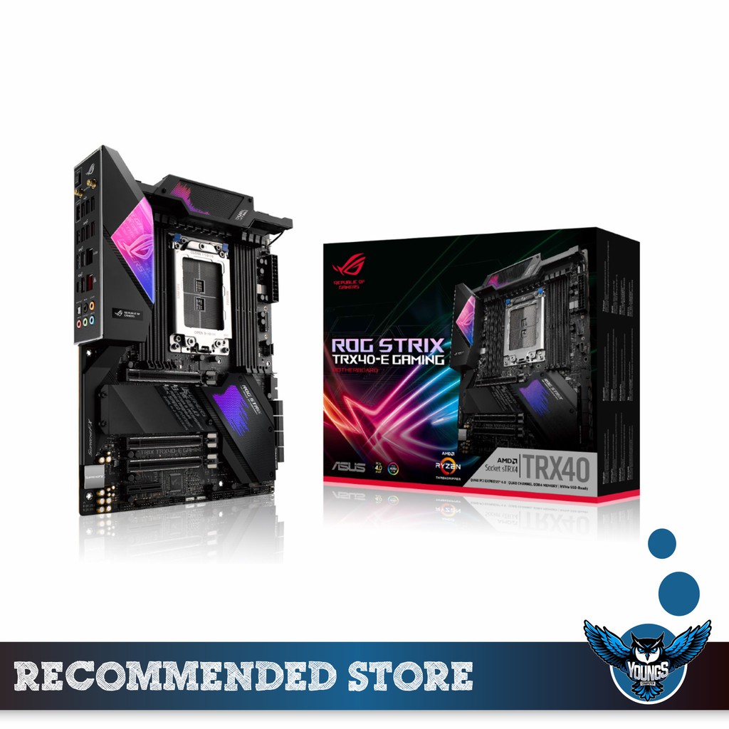 MOTHERBOARD AMD ASUS ROG STRIX TRX40-E GAMING TRX4