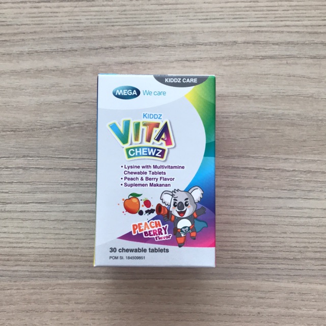 Vita Chewz Kidds Mega We Care 30 Chewable Tablet