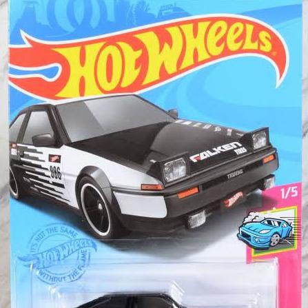 Wow Hot Wheels Toyota Ae86 Sprinter Trueno Falken - Hitam Diskon