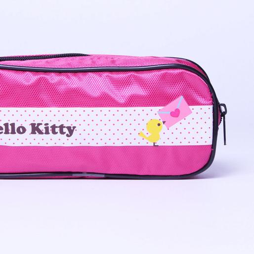 ❇ Hello Kitty Pink Soft Pen Case Adinata / Tempat Pensil Adinata ➼