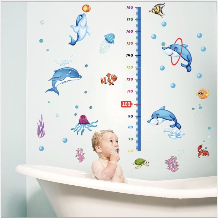 Sticker Dinding ukur tinggi Badan Wall sticker ST009