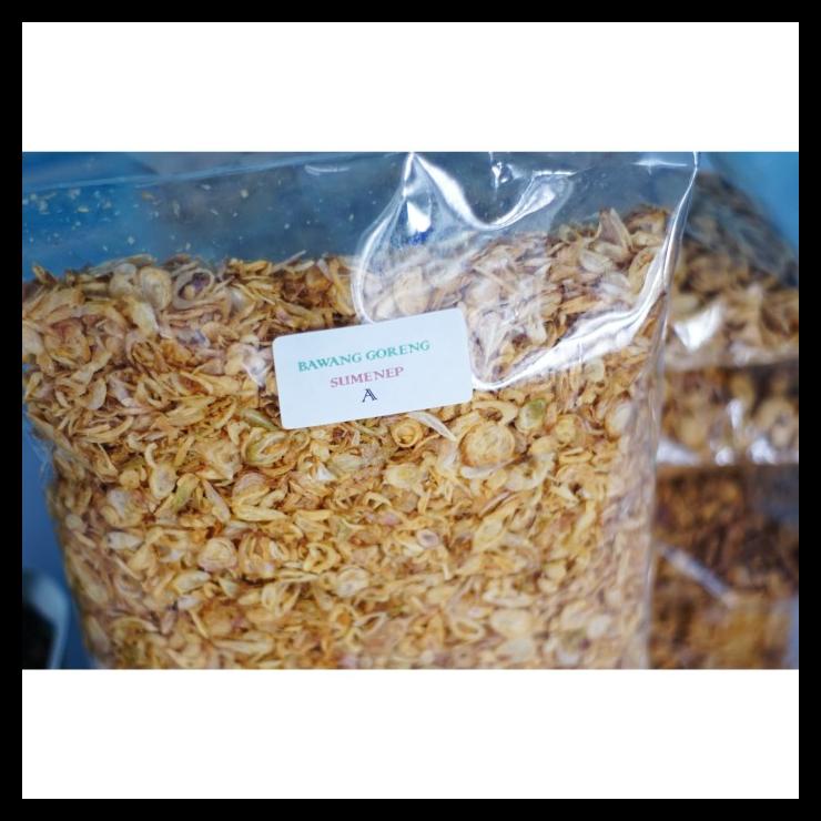 

DISKON TERBATAS !!! 1KG BAWANG MERAH GORENG SUMENEP KILOAN GRADE A TERLARIS