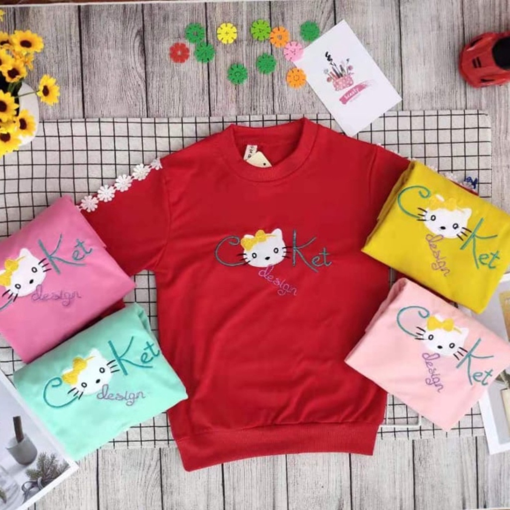 Switer Anak Perempuan Import/Atasan anak perempuan/Kaos anak perempuan/Switer Anak Import/Switer Bayi Usia 4 Tahun-11 Tahun/catton import